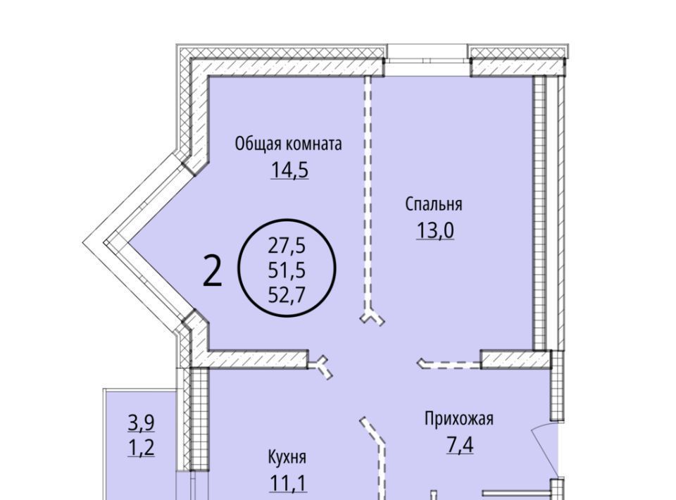 квартира г Хабаровск р-н Железнодорожный ул Редько 12 фото 1