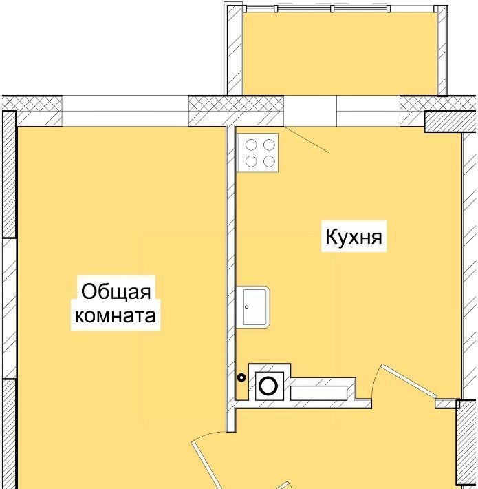 квартира г Якутск ЖК «Атмосфера» фото 1