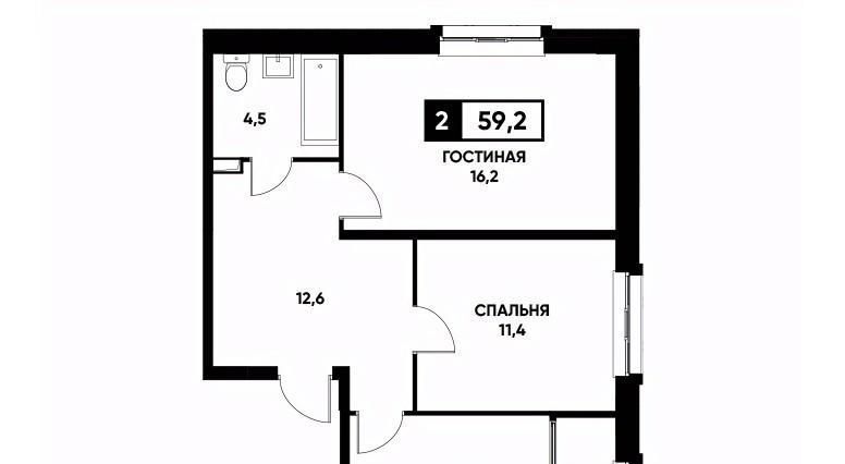 квартира г Ставрополь р-н Промышленный ул Николая Голодникова 7к/1 фото 1