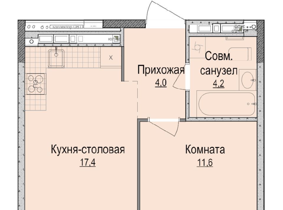 квартира г Ижевск р-н Индустриальный ул Красногеройская фото 1