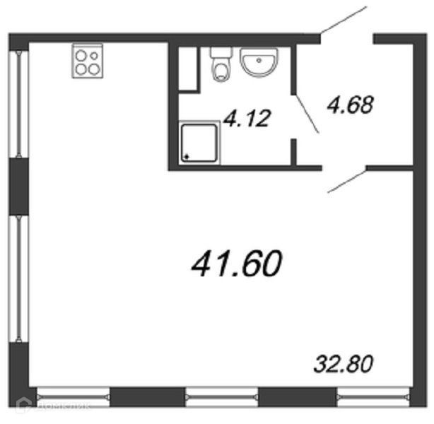 квартира г Санкт-Петербург ш Московское 3к/5 Московский район фото 2