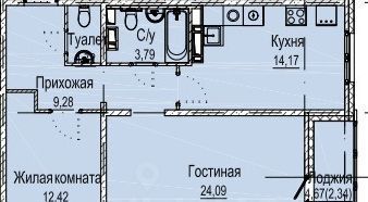 квартира г Нижний Новгород р-н Новый Буревестник Лесной городок Город жилой комплекс фото 2