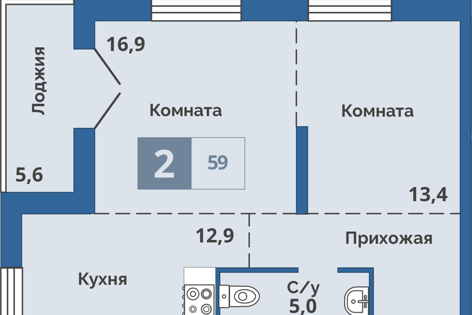 квартира г Курган ул Куйбышева 141 городской округ Курган фото 1