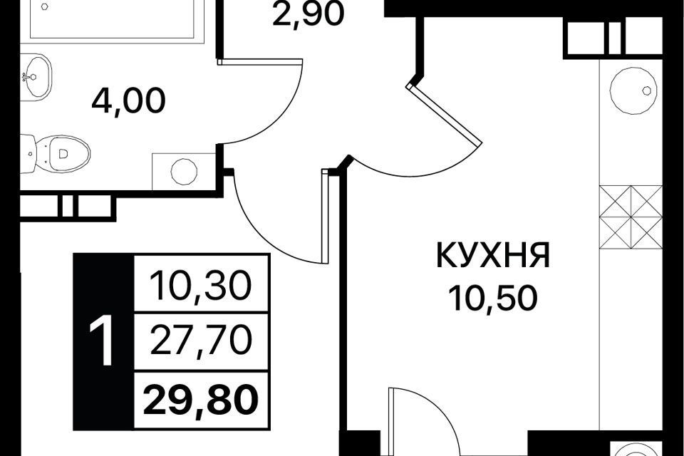 квартира г Ростов-на-Дону городской округ Ростов-на-Дону, жилой комплекс Полёт фото 1