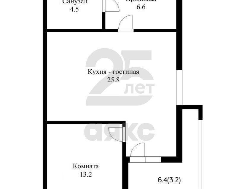 квартира г Краснодар ул Войсковая 4к/6 муниципальное образование Краснодар фото 10