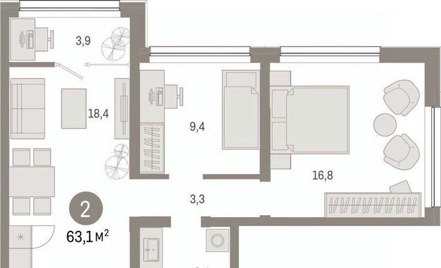 р-н Центральный ул Мысовская 26к/1 фото