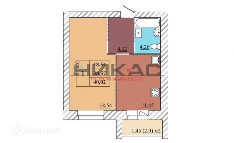 квартира г Ярославль пер 3-й Норский 11 Ярославский район фото 10