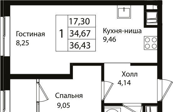 квартира г Краснодар р-н Карасунский микрорайон Хлопчато-бумажный Комбинат Жилой район «Патрики» квартал фото 1