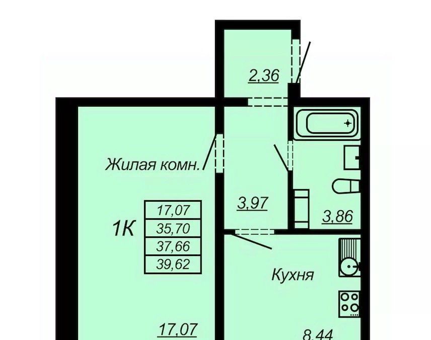 квартира г Хабаровск р-н Индустриальный Южный микрорайон ул Рокоссовского фото 1