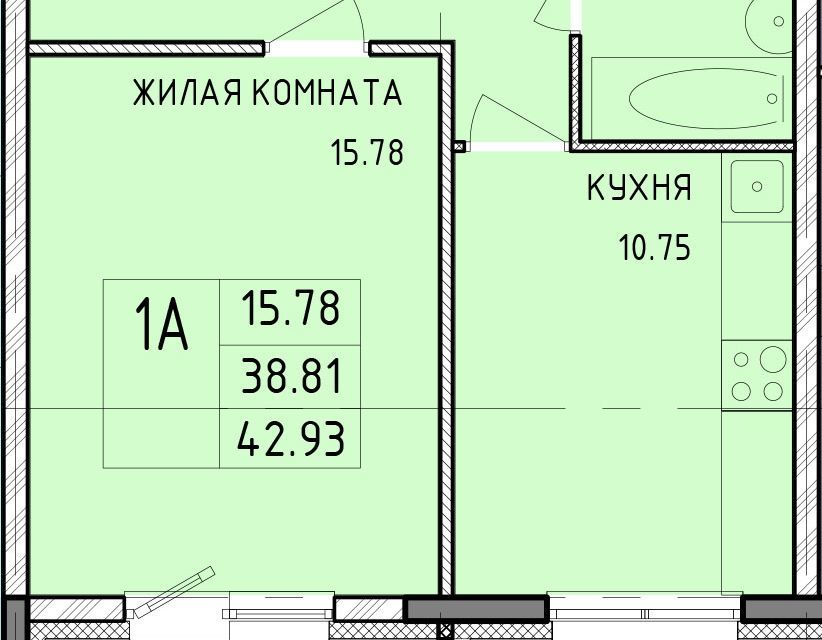 квартира г Тула Юго-Восточный Юго-Восточный микрорайон, 15 фото 1