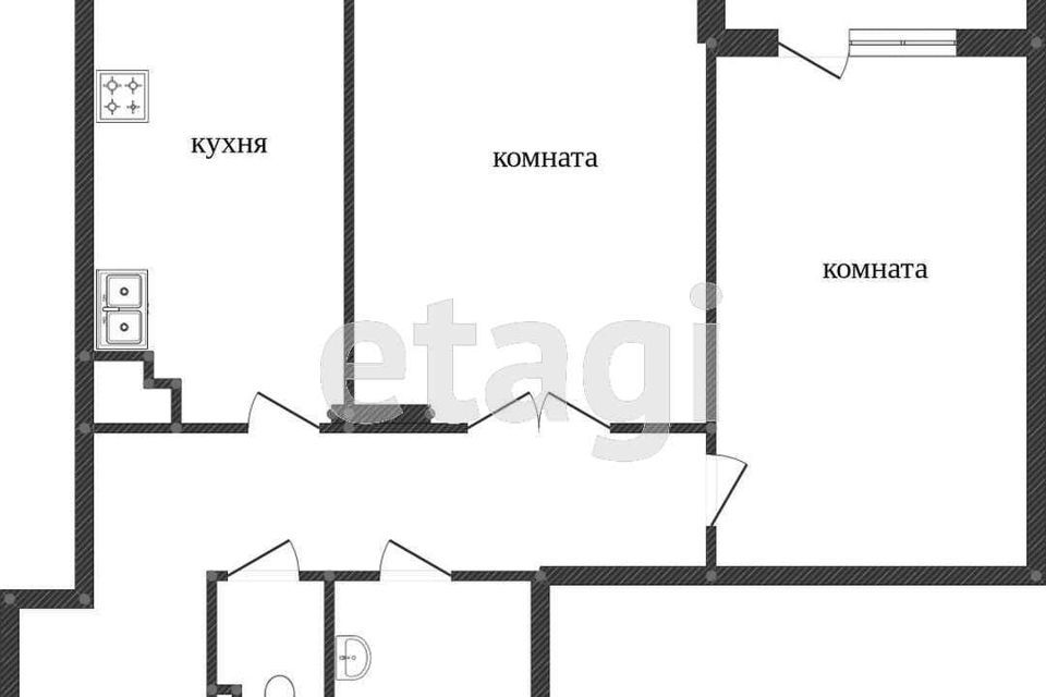 квартира г Тобольск 15-й микрорайон, 28, Тобольский район фото 2