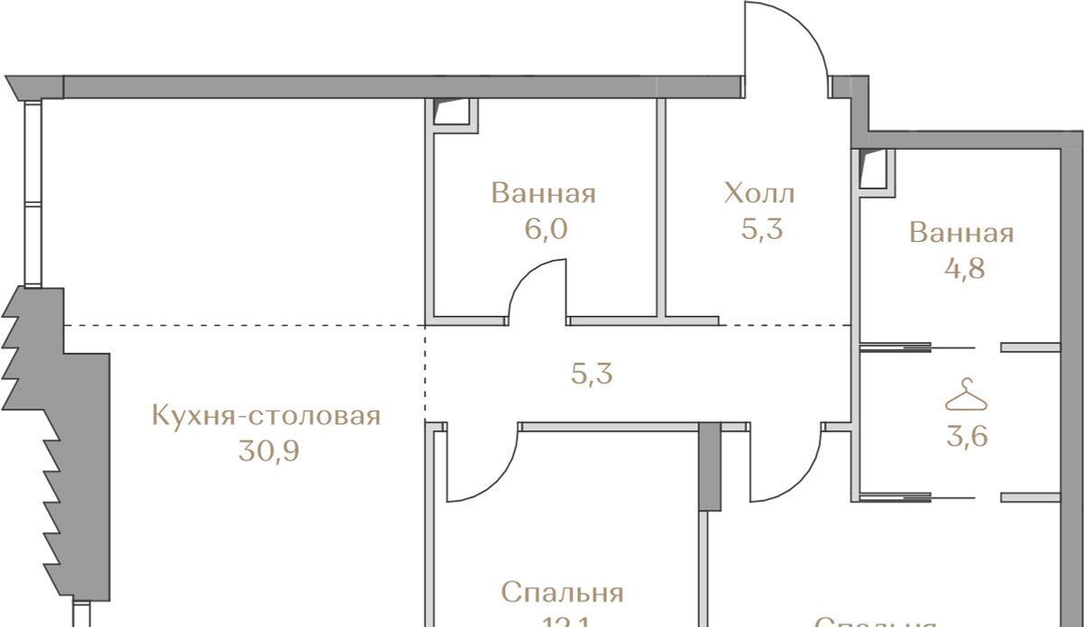 квартира г Москва метро Воробьевы горы ЖК Коллекция Лужники фото 1