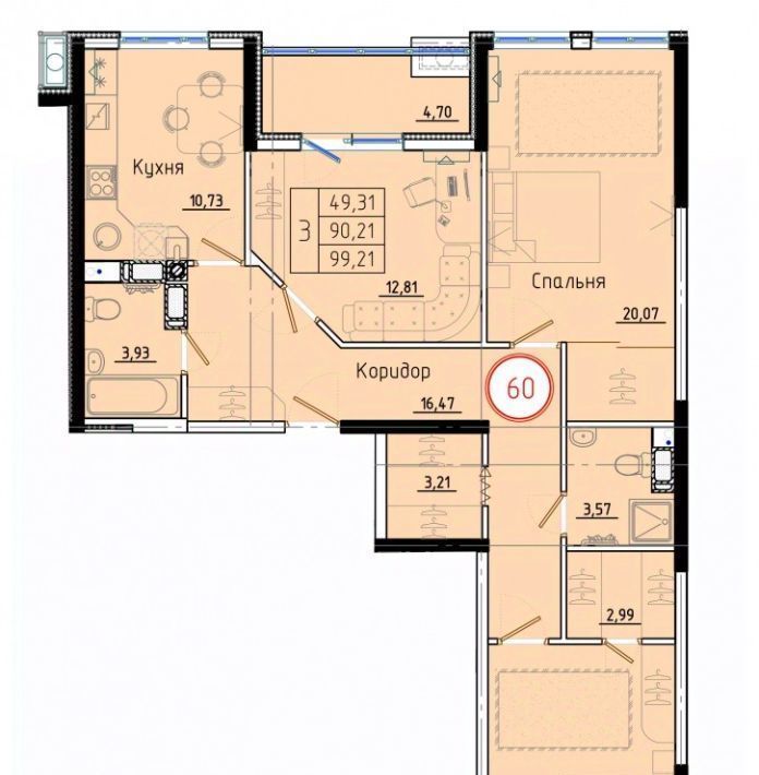 квартира р-н Темрюкский г Темрюк ул Обороны 2/2 фото 1