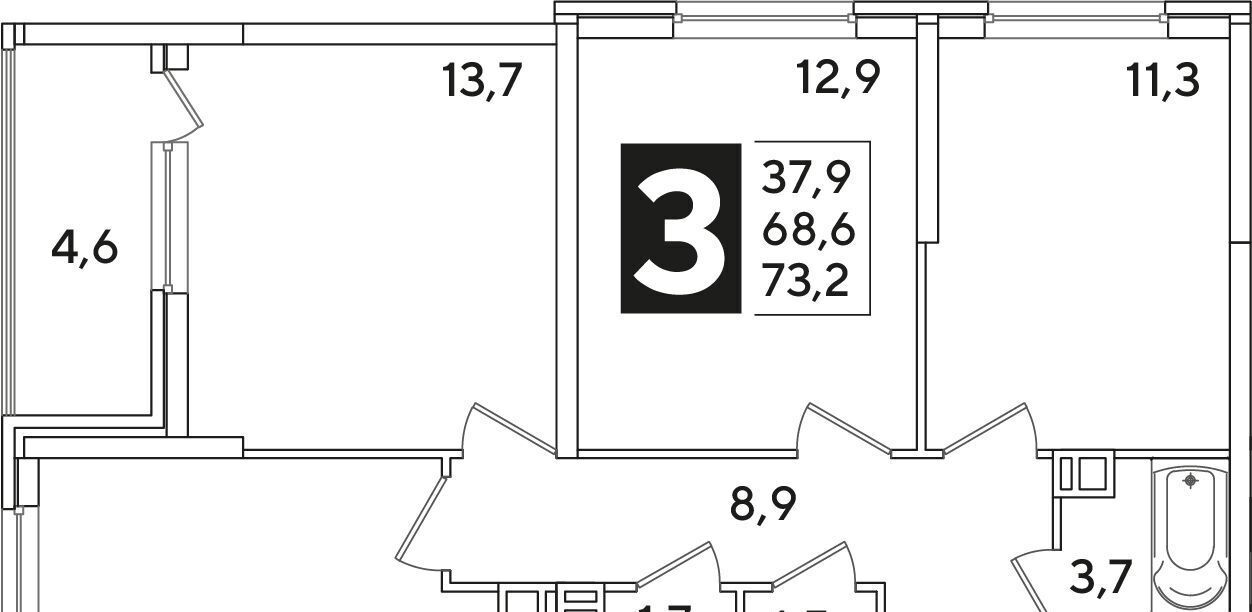 квартира г Краснодар р-н Прикубанский ул им. Ивана Беличенко 92к/1 фото 1