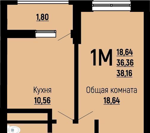 квартира г Краснодар р-н Прикубанский Славянский микрорайон ул Заполярная 39/10 фото 1