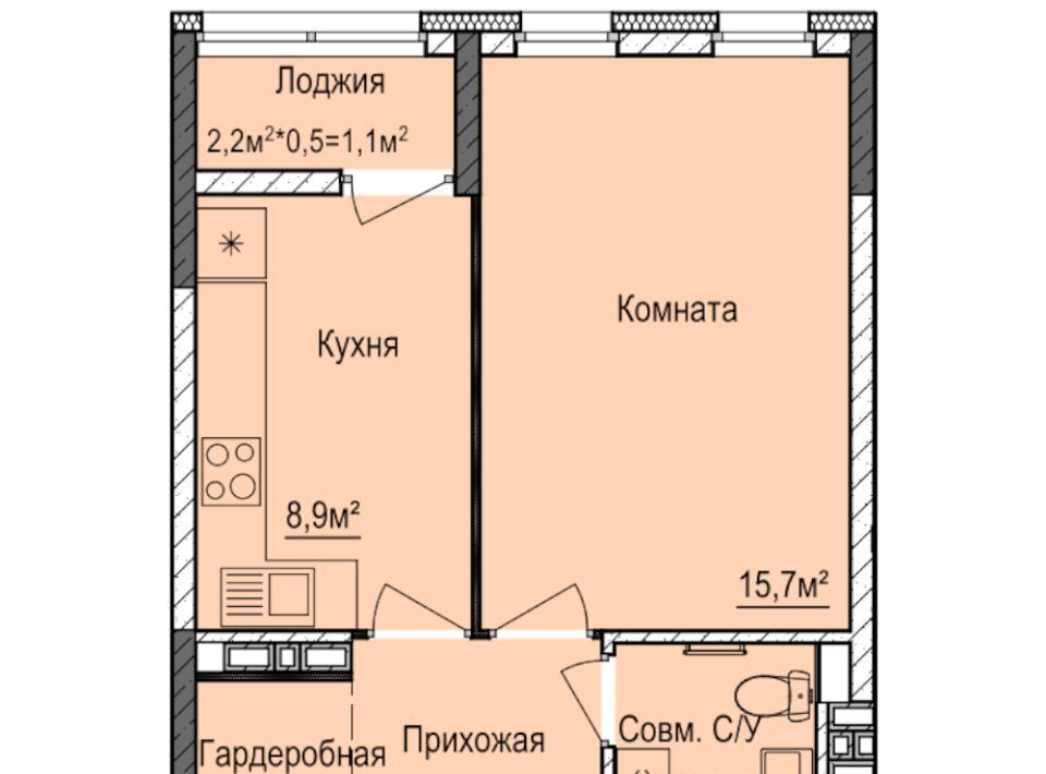 квартира г Ижевск р-н Индустриальный Буммаш ЖК «Покровский» жилрайон фото 1