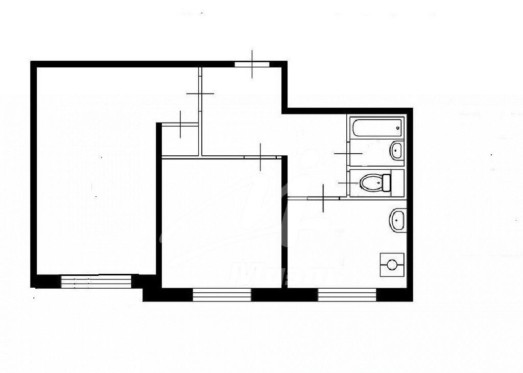 квартира г Москва метро Щелковская ул Байкальская 30к/2 фото 16