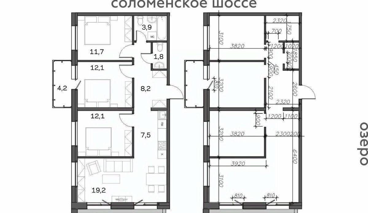 квартира г Петрозаводск р-н мкр Талоярви Вороний Наволок тер., Район Северная промзона фото 1