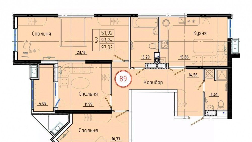 квартира р-н Темрюкский г Темрюк ул Обороны 2/2 фото 1