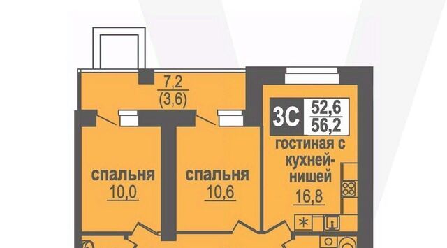 квартира Золотая Нива фото