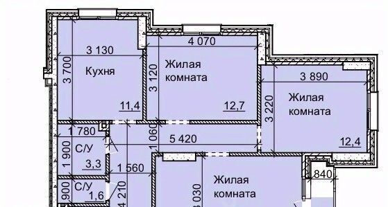 квартира г Новосибирск Заельцовская Юбилейный фото 1
