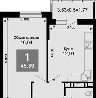 квартира г Краснодар р-н Прикубанский ул Ростовское Шоссе 30/7 фото 1