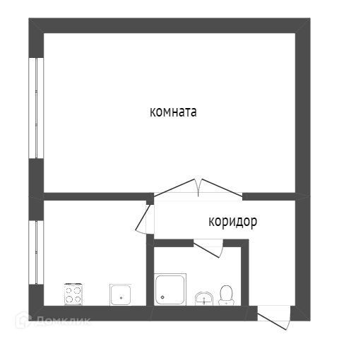 квартира г Ухта пгт Ярега ул Космонавтов 10 муниципальный округ Ухта фото 9