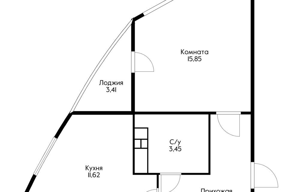 квартира г Краснодар ул Воронежская 47б муниципальное образование Краснодар фото 3