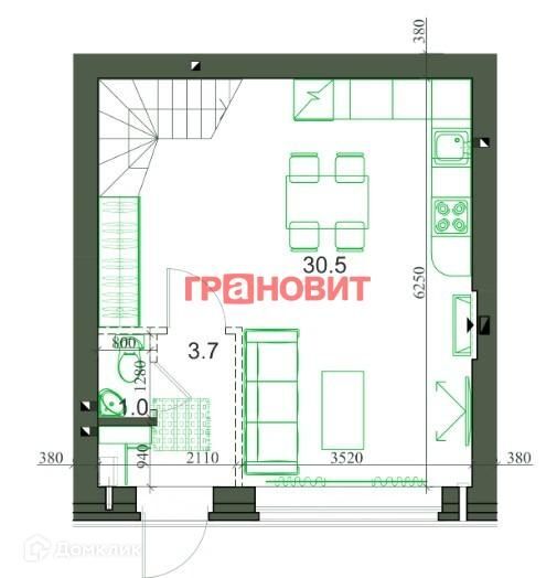дом р-н Новосибирский п Элитный микрорайон Берёзки, 109 фото 3