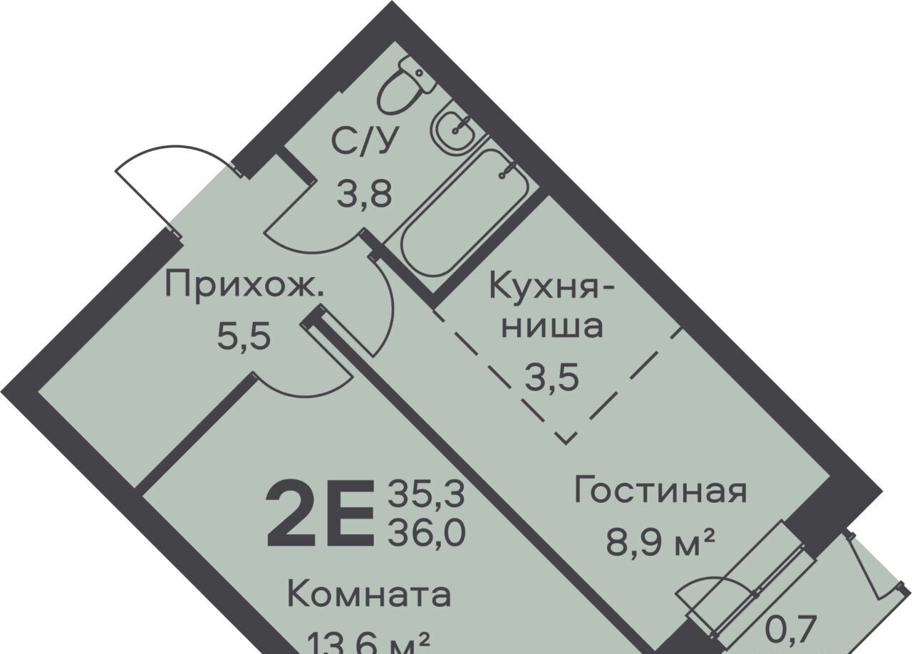 квартира г Пермь р-н Орджоникидзевский Гайва фото 1