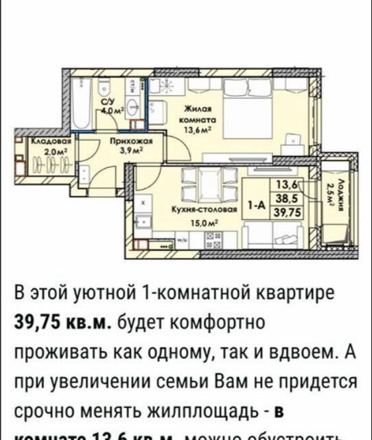 квартира г Дзержинск городской округ Дзержинск, Комсомольский микрорайон, 17 фото 2