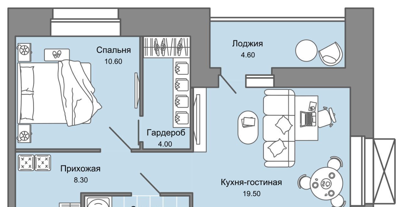 квартира г Пермь р-н Дзержинский ул Дзержинского 31а фото 1