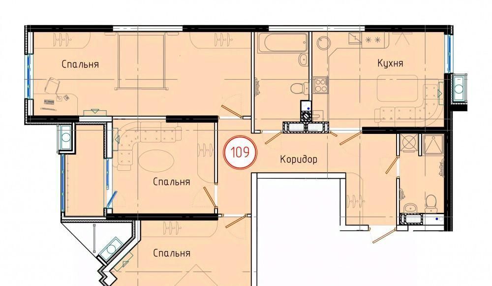 квартира р-н Темрюкский г Темрюк ул Обороны 2/2 фото 1