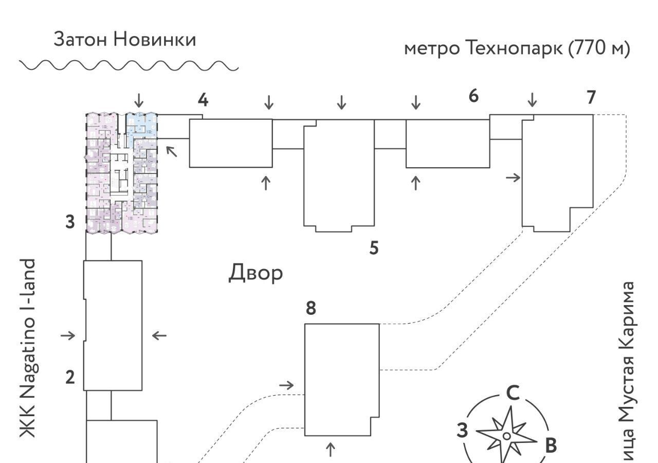 квартира г Москва метро Технопарк ЖК Вау фото 2