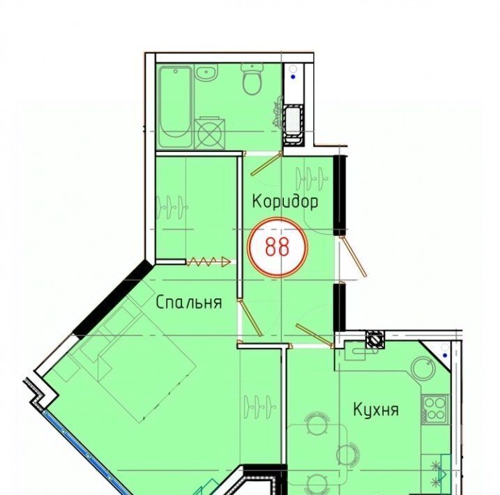 квартира р-н Темрюкский г Темрюк ул Обороны 2/2 фото 1
