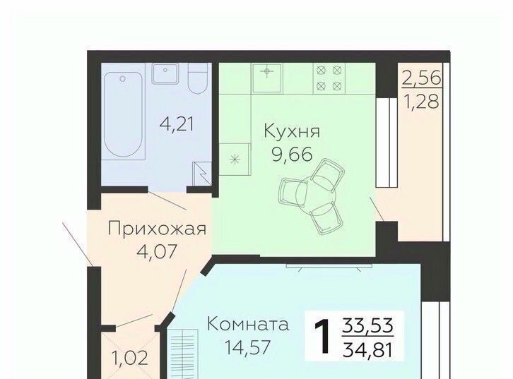 квартира г Воронеж р-н Коминтерновский ул Независимости 78 фото 1