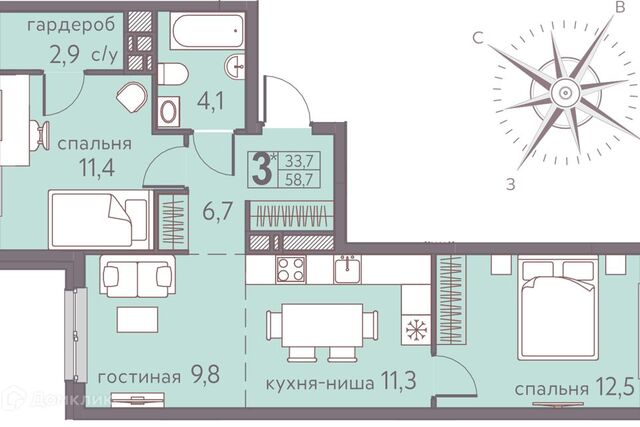 квартира городской округ Пермь фото