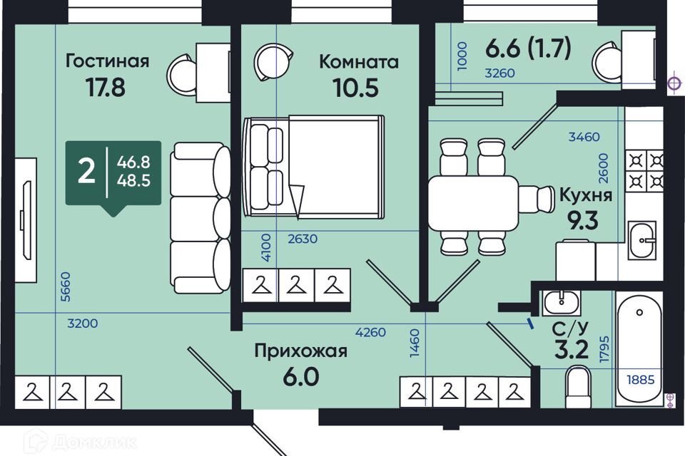 квартира г Батайск ул Олимпийское Кольцо 36к/2 городской округ Батайск фото 1