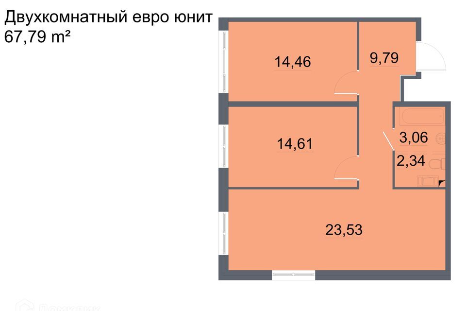 квартира г Санкт-Петербург пр-кт Большевиков 3 Невский район фото 1