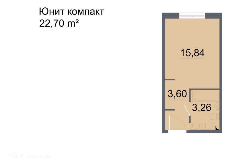 квартира г Санкт-Петербург пр-кт Большевиков 3 Невский район фото 1