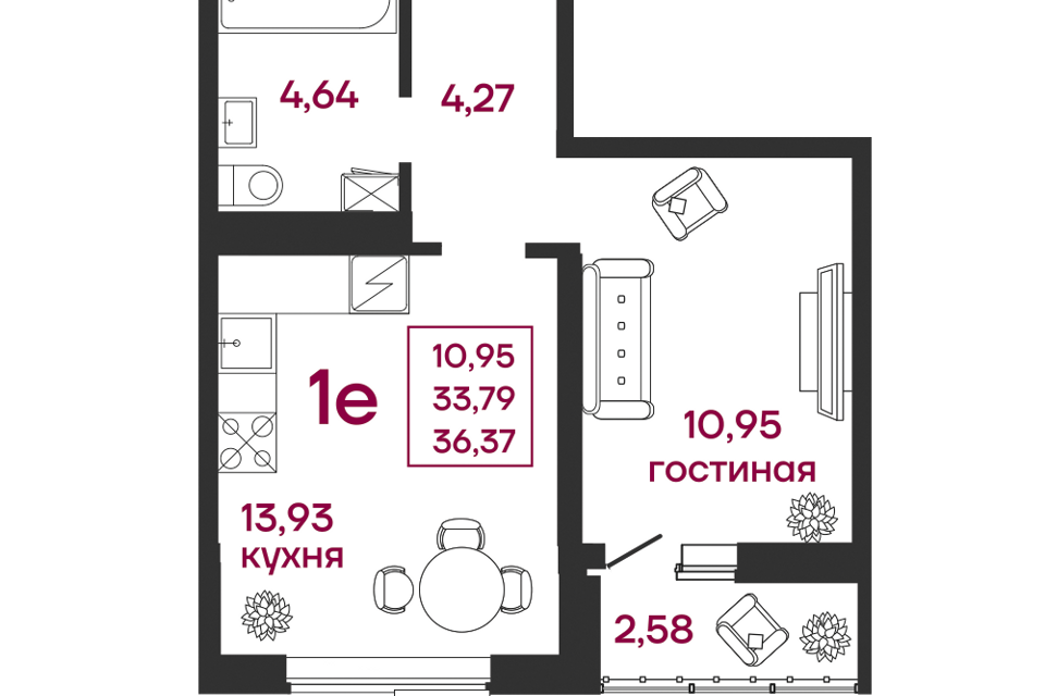 квартира г Пенза ул Баталина 31 городской округ Пенза фото 1