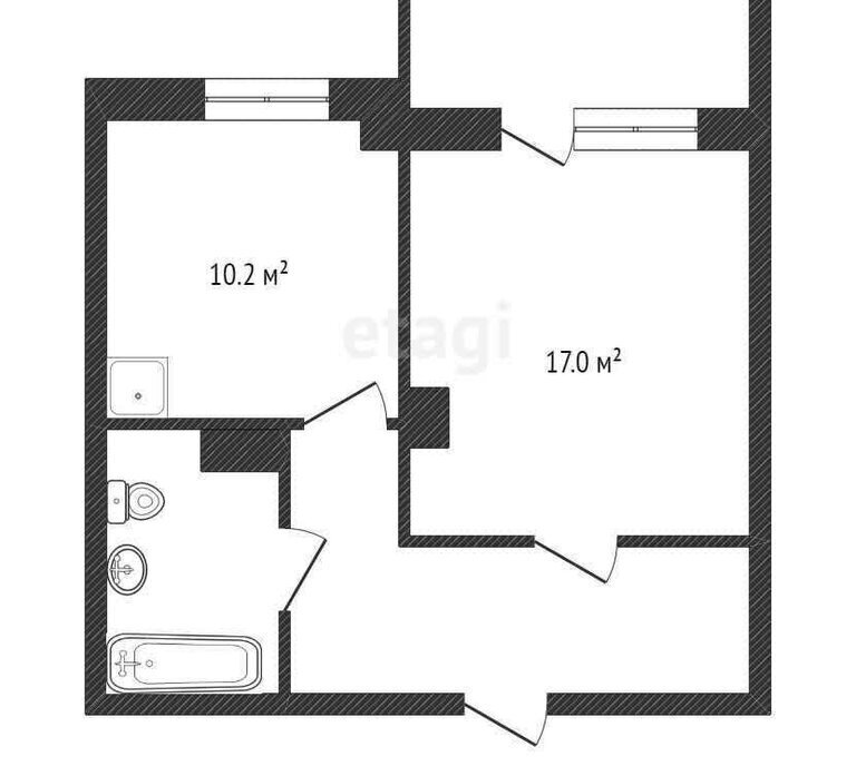 квартира г Красноярск ул Калинина 18 фото 17