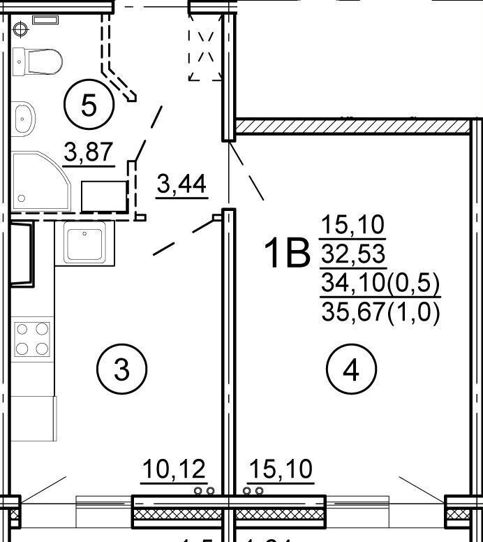 квартира г Тверь р-н Заволжский ул Новочеркасская 53 фото 13