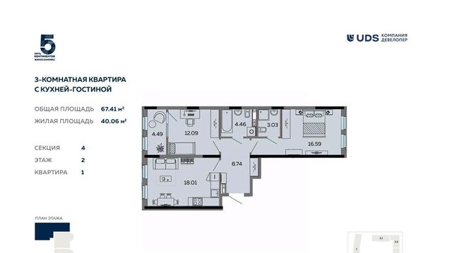 р-н Октябрьский ЖК «Пять континентов» жилрайон фото