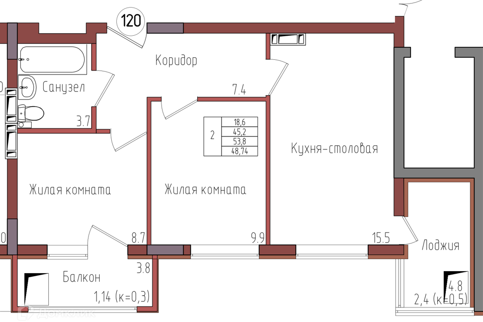 квартира г Калининград ул Дубовая аллея 3ак/2 городской округ Калининград фото 1