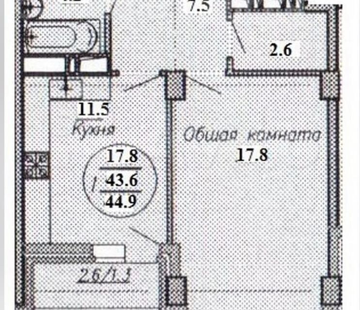 квартира г Краснодар ул 9-го Мая 48/1к 2 муниципальное образование Краснодар фото 8