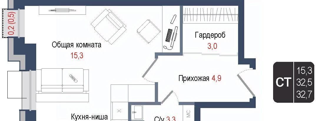 квартира г Королев мкр Первомайский Щёлковская фото 1