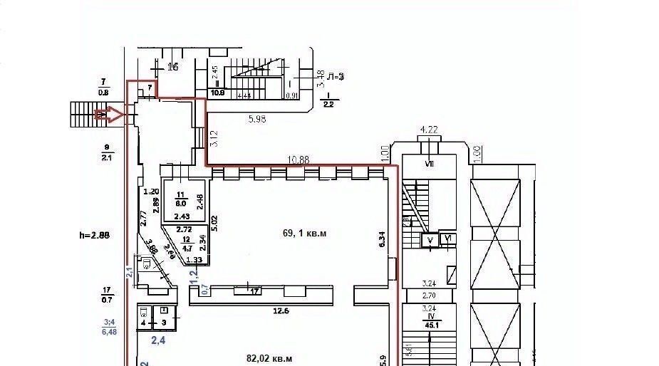 торговое помещение г Санкт-Петербург метро Спортивная пр-кт Добролюбова 3 фото 2