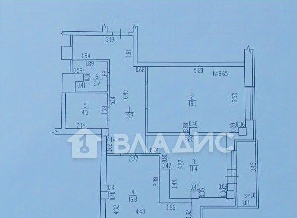 квартира г Брянск р-н Советский ул Крахмалева 49/1 фото 18