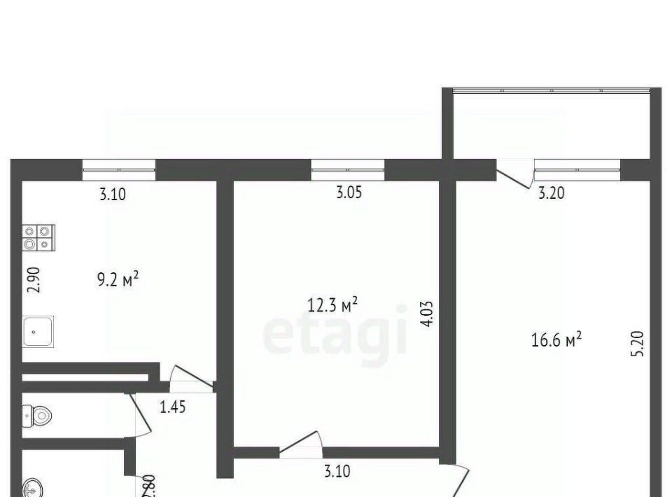 квартира г Сыктывкар ул Кутузова 5 фото 14